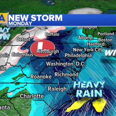 VIDEO: New storm to threaten the Southern and Eastern US