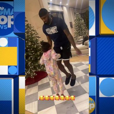 VIDEO: LeBron James jumps rope with his daughter Zhuri 