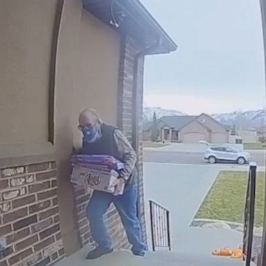 VIDEO: Woman raises money for elderly vet who took delivery job to fix roof