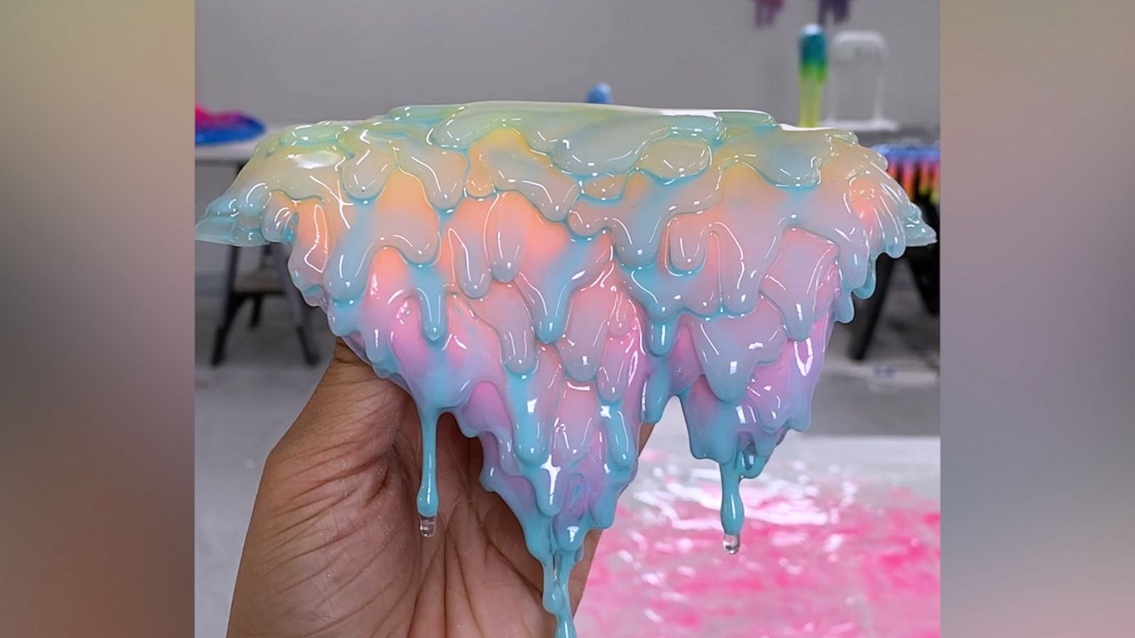 VIDEO: Where you would you place this drippy art in your home?