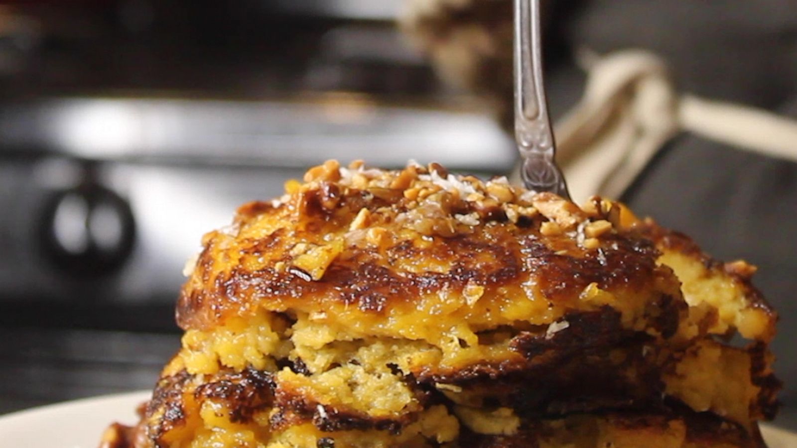 VIDEO: These sweet potato pancakes are perfect for a cozy winter breakfast