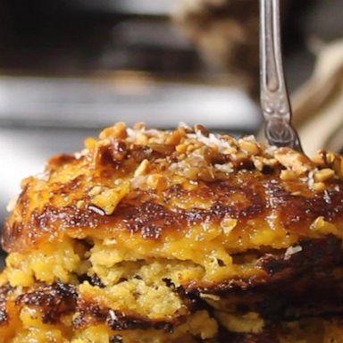 VIDEO: These sweet potato pancakes are perfect for a cozy winter breakfast 