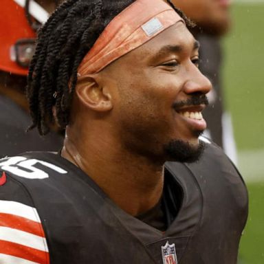 VIDEO: NFL star Myles Garrett talks about his COVID-19 battle