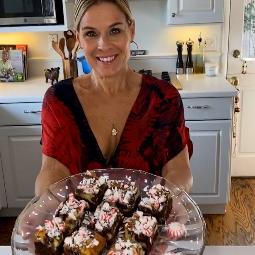 VIDEO: Make these festive ‘Eggnog Cheesecake Brownies’ at home for the holidays