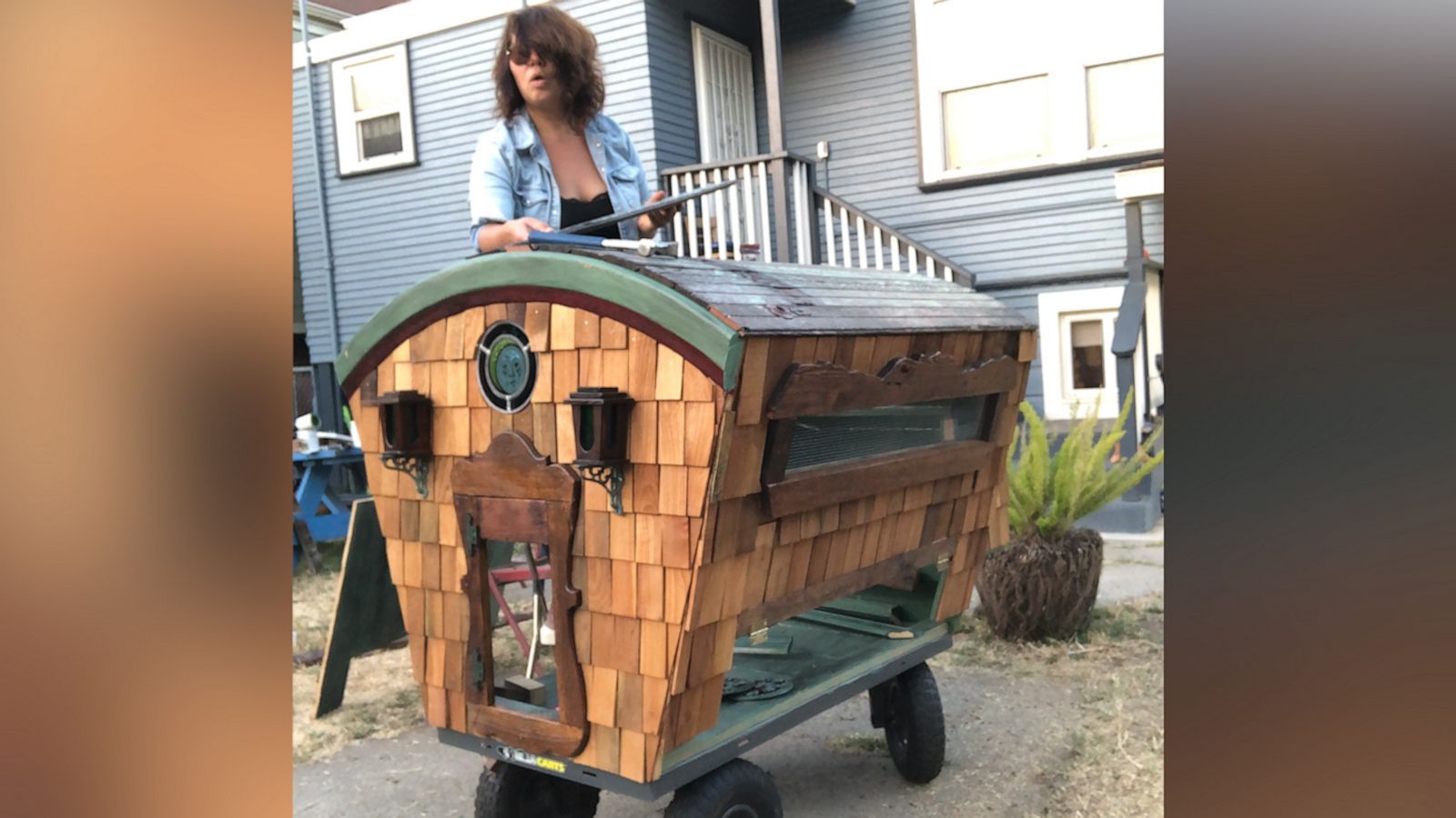 VIDEO: California woman adopted two cute chickens and designed an epic coop from scratch