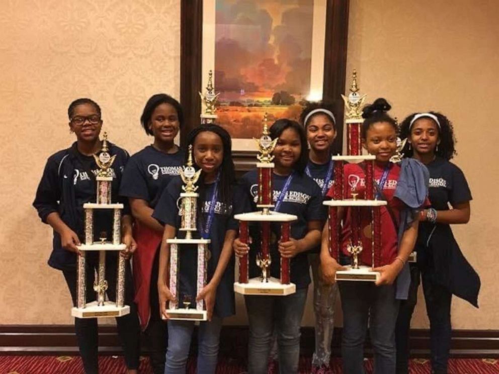 PHOTO: Principal El's students post with the first place trophy at the National Chess Championship in Indianapolis.
