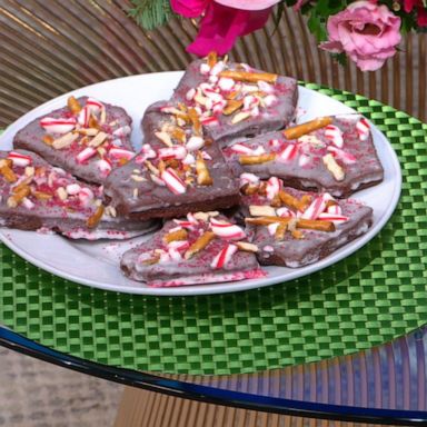 VIDEO: Christina Tosi shares recipe for peppermint-glazed chocolate cutout cookies