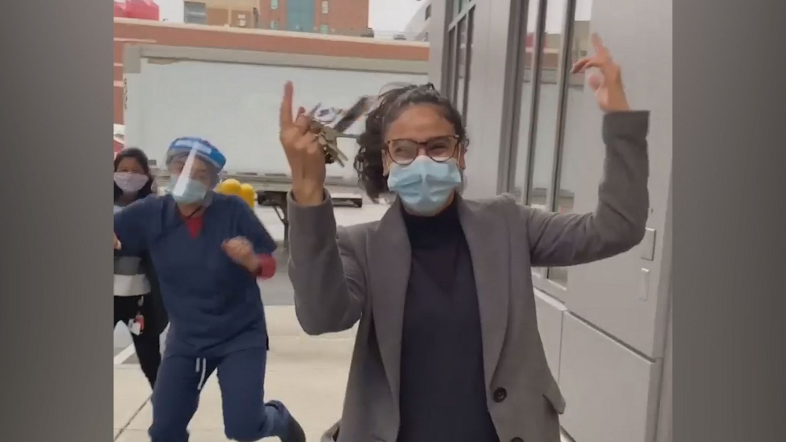 VIDEO: The COVID-19 vaccine was delivered. Now, we dance
