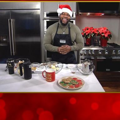 VIDEO: How to make chef David Rose's cinnamon eggnog toffee crunch cookies