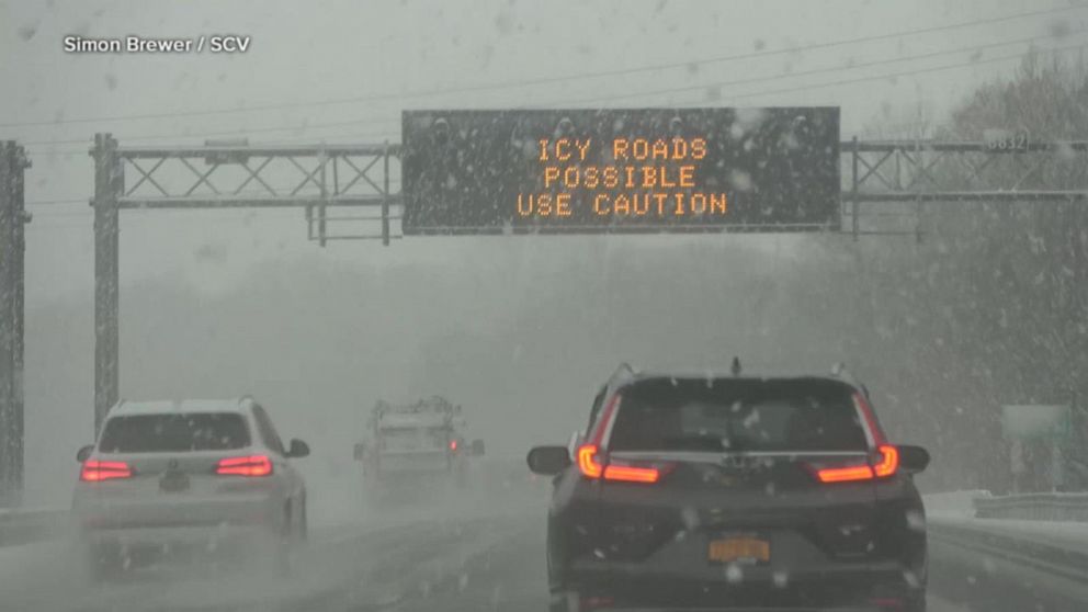 Video Powerful Noreaster Blankets The Northeast In Snow Abc News 3776