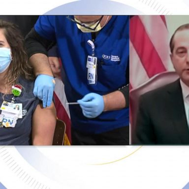 VIDEO: HHS secretary on wife’s COVID-19 diagnosis, 2nd vaccine