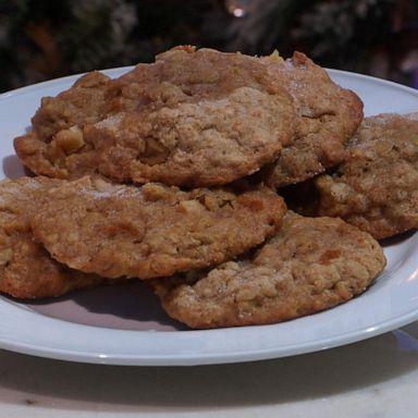 VIDEO: Make Millie Peartree’s pear tree oatmeal cookies