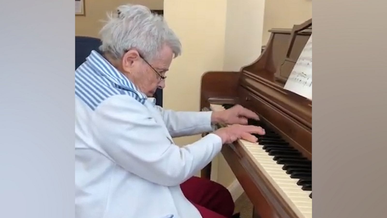 VIDEO: 92-year-old with dementia plays Beethoven on the piano