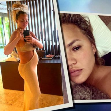 VIDEO: Chrissy Teigen shares emotional photo of baby bump