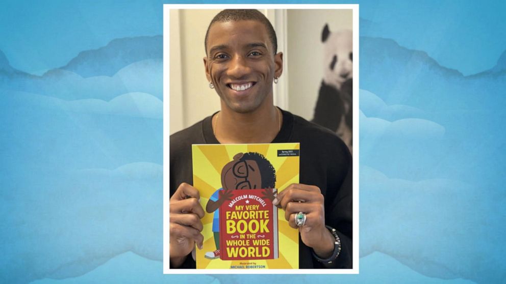 Moment of Glory: Malcolm Mitchell, one of Pats' heroes in 28-3 comeback,  now promotes literacy to kids