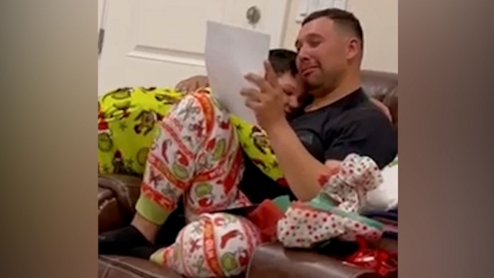 VIDEO: After waiting for 2 years stepdad gets adoption papers for son