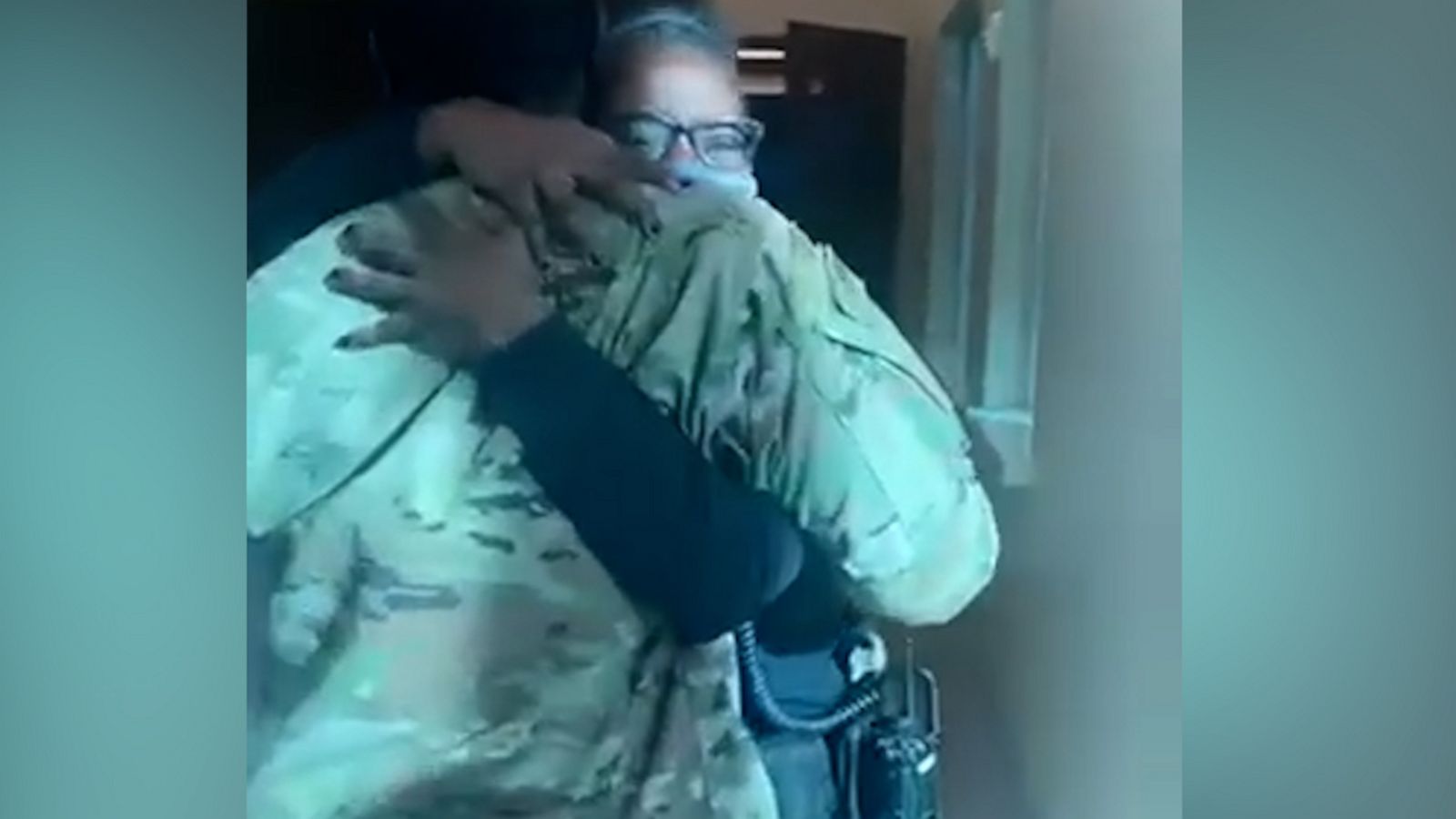 VIDEO: Army son surprises police sergeant mom with a holiday visit, and she can’t stop crying