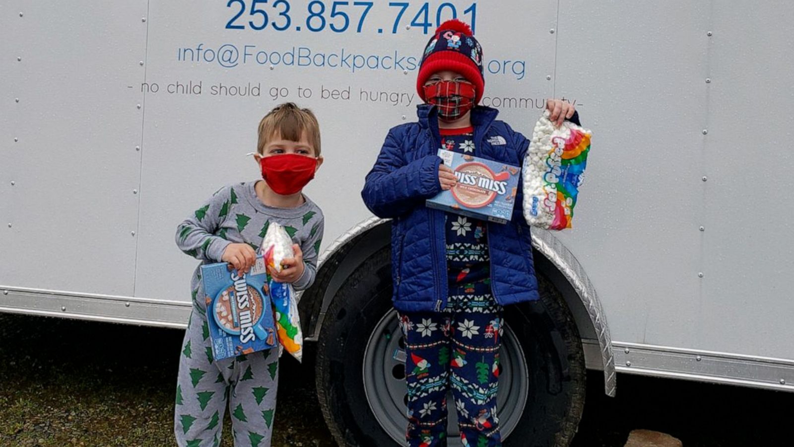 VIDEO: Five-year-old inspires his family to help donate hundreds of hot cocoa packets