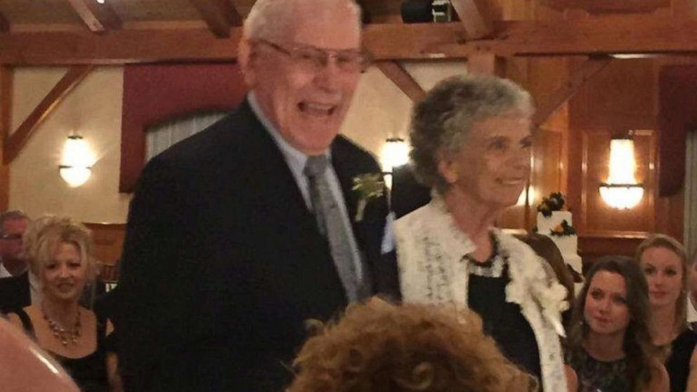 PHOTO: George and Loraine Freedman at their grandson's wedding. 