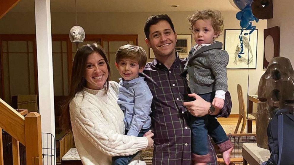 PHOTO: Rachel Simon with her husband and two children. 