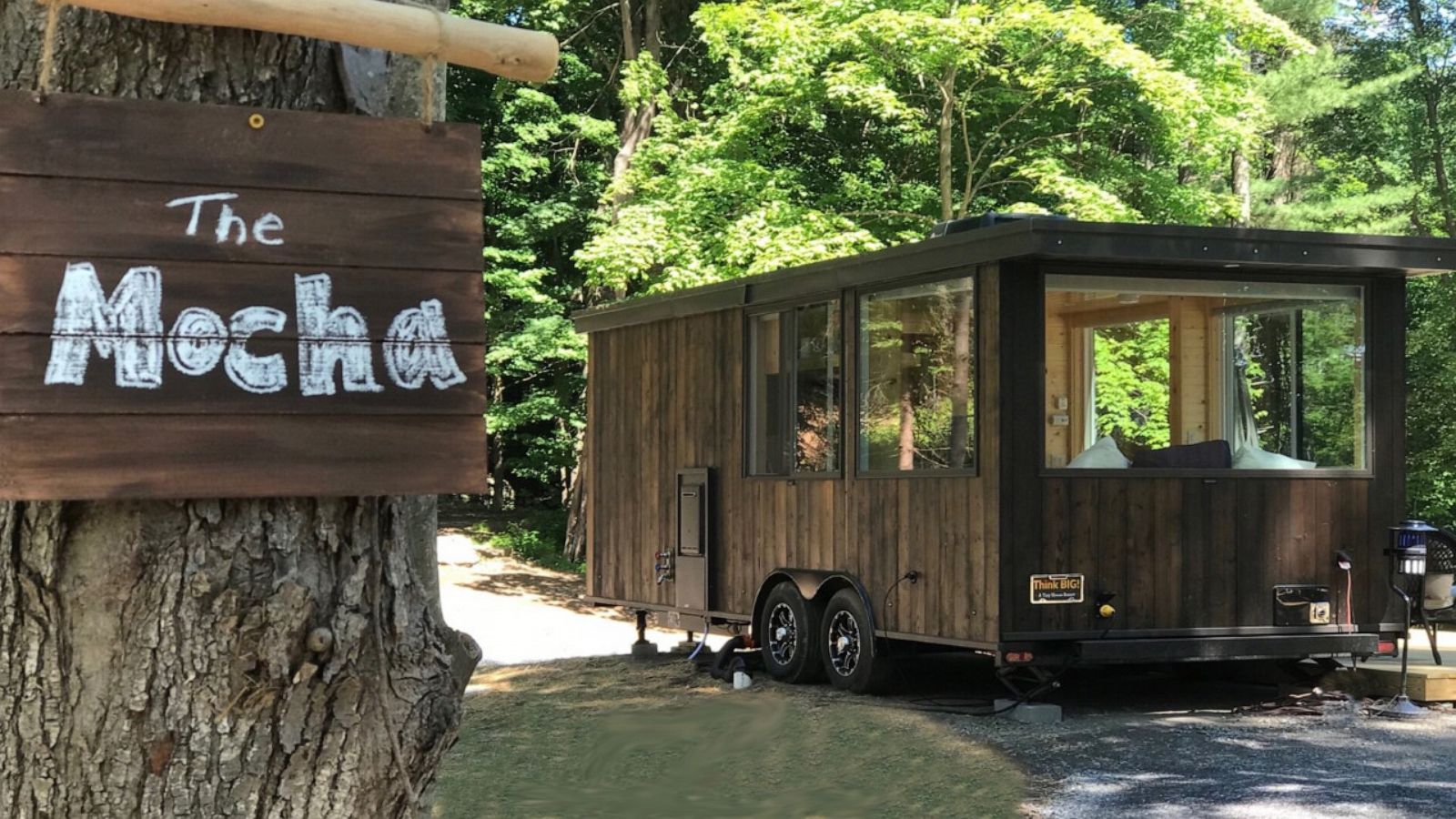 PHOTO: A home at A Tiny House Resort.