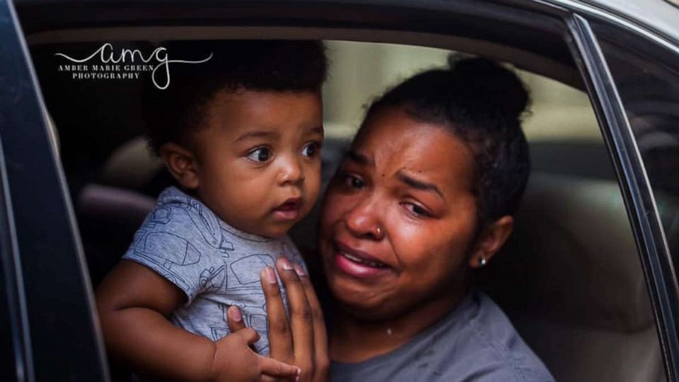 Photographer Captures Powerful Moment Of Tearful Black Mom With Her Son 