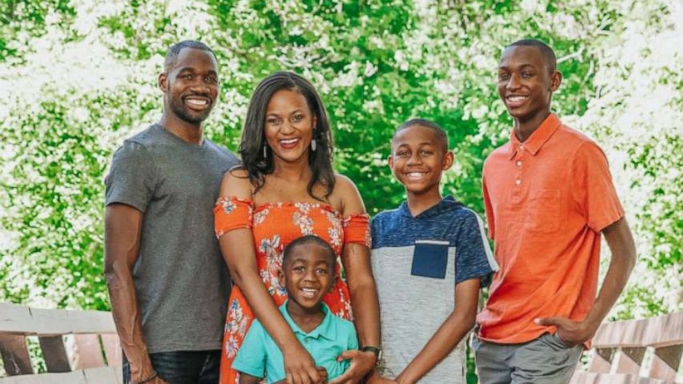 PHOTO: Jehava Brown is pictured with her family.