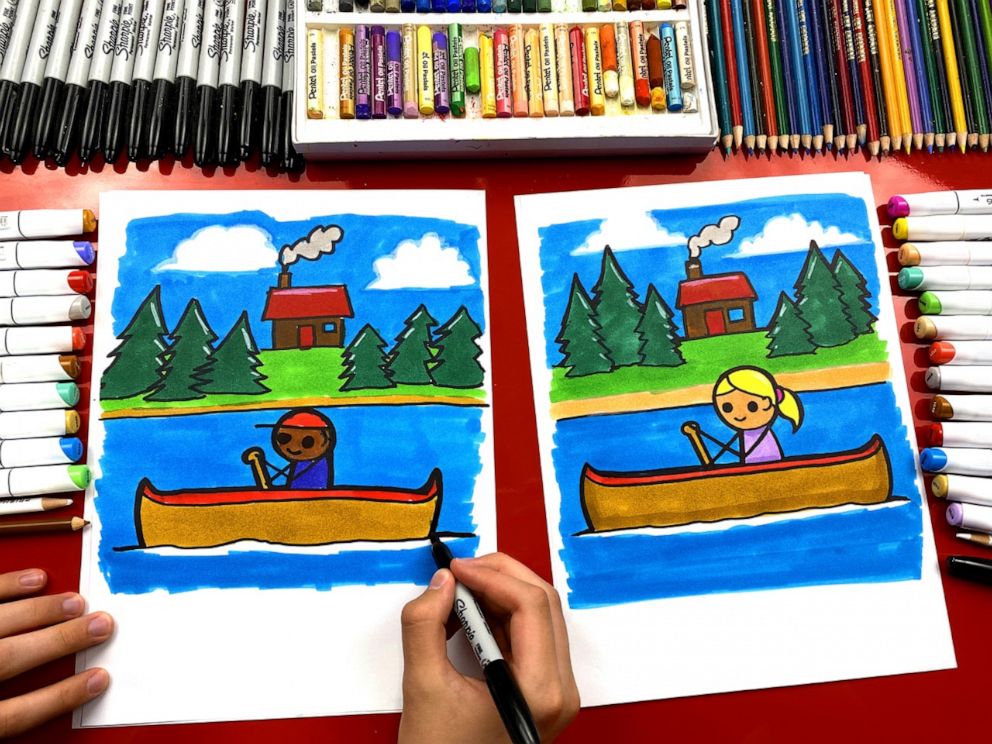 PHOTO: Art for Kids hub offers camp-themed art lessons on Camp YouTube.