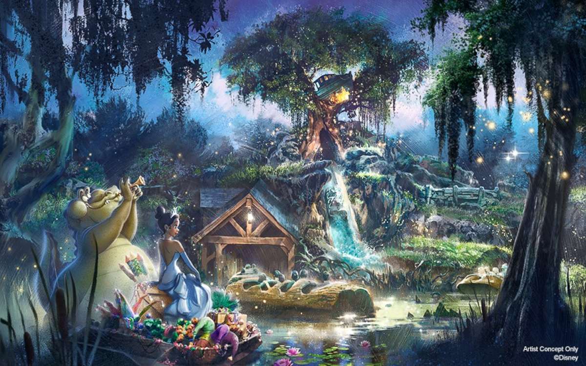 PHOTO: A rendering of the reimagined Splash Mountain. 