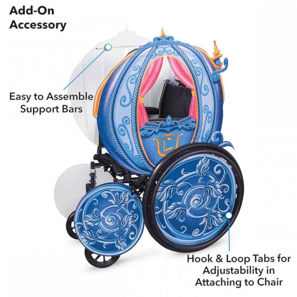 PHOTO: Cinderella's Coach Wheelchair Cover Set by Disguise