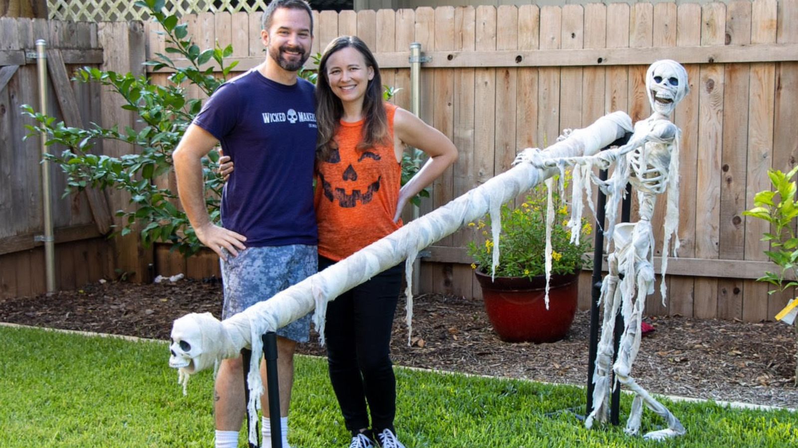 PHOTO: Jay Grenier and his partner, Jaimie Nakae of Wicked Makers.