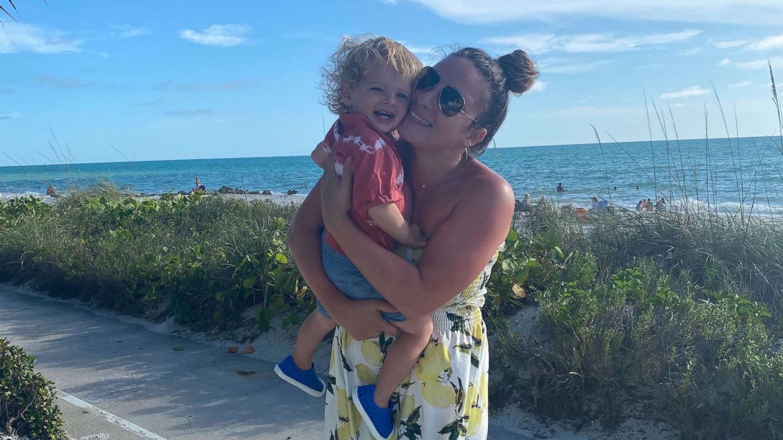 PHOTO: Jodi Degyansky and her son in Florida.