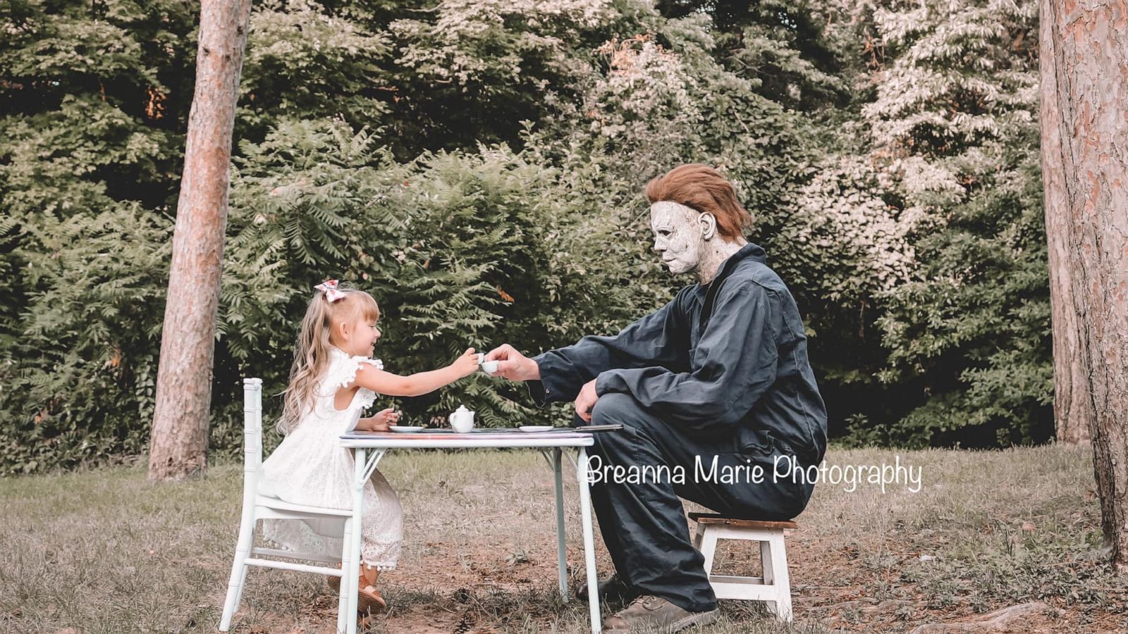 PHOTO: Breanna Marie, a photographer, held a Halloween-themed photo shoot with her daughter.