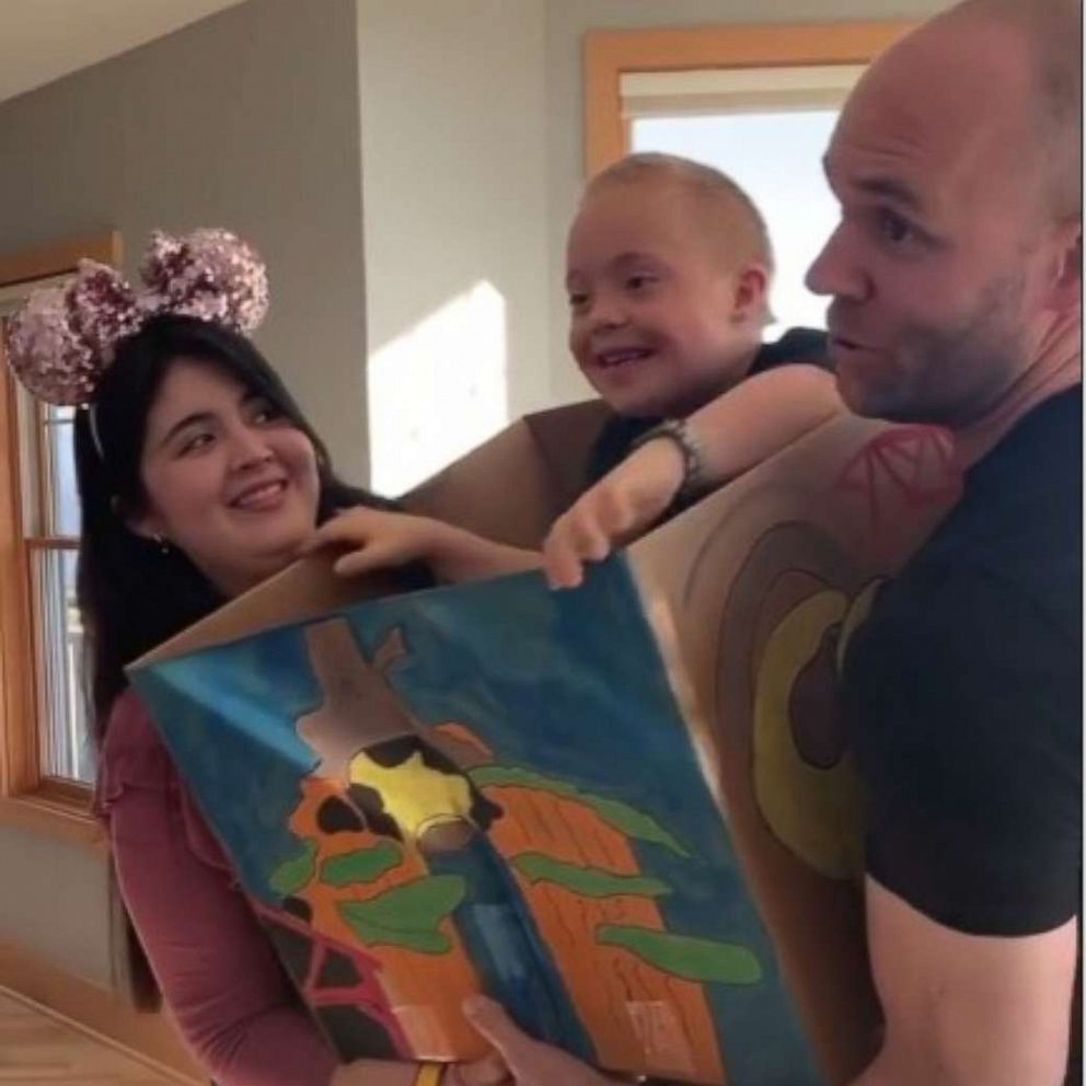 VIDEO: Big sister creates Disney at home for little brother’s birthday 
