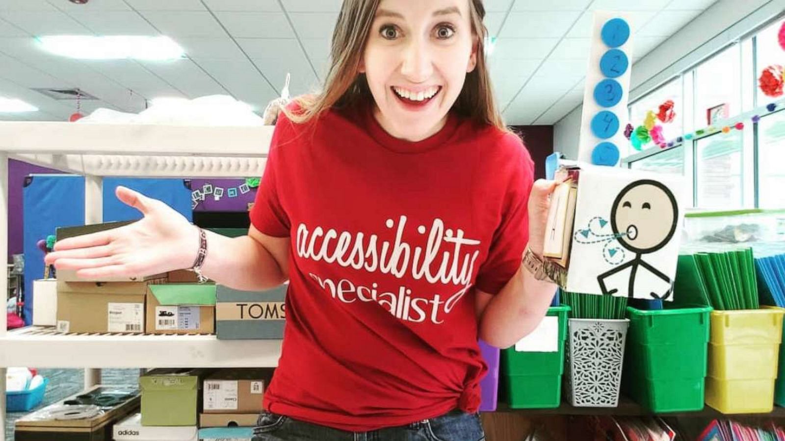 PHOTO: McAlister Greiner Huynh prefers to be called an "accessibility teacher."