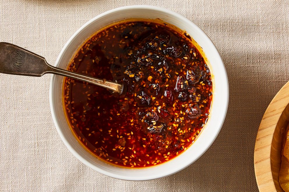 PHOTO: Cranberry jalapeno salsa macha.