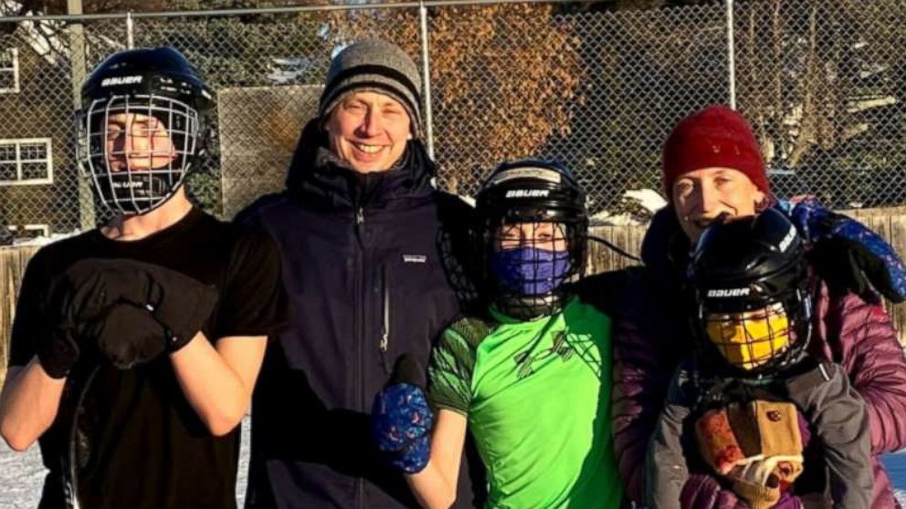 PHOTO: Aaron Genest and his family.