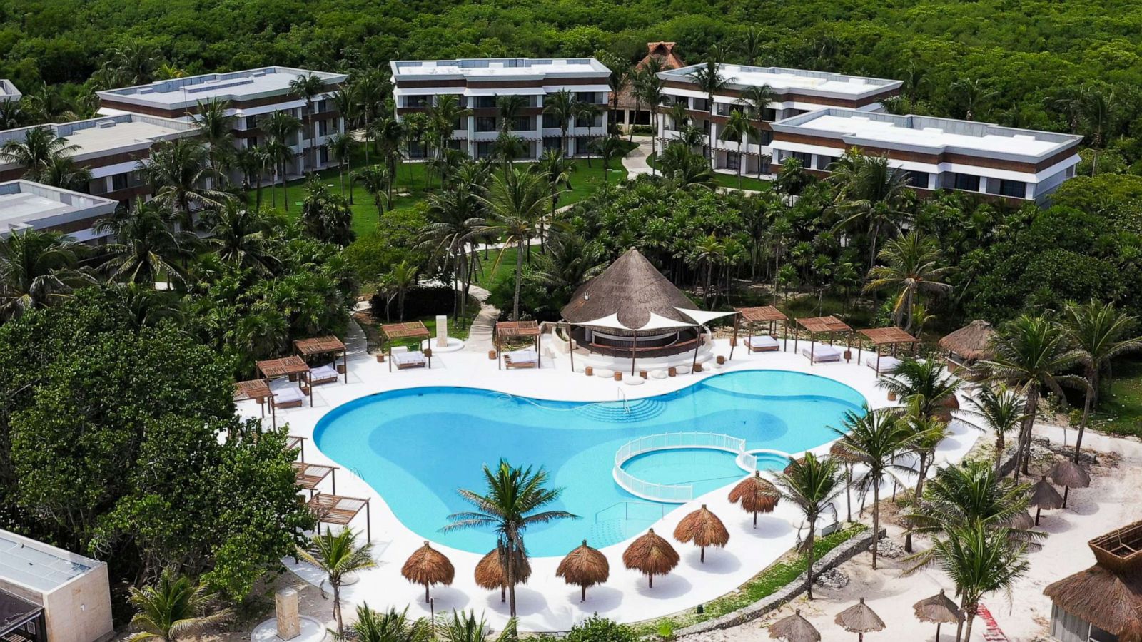 PHOTO: One of the three pools at Bahia Principe Grand Tulum.