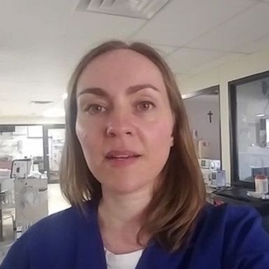 VIDEO: This ICU nurse has a message after being diagnosed with the coronavirus 