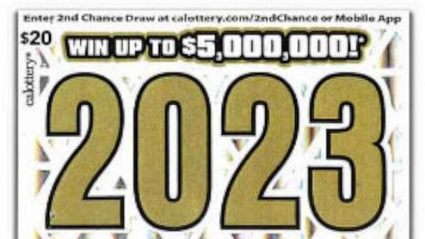 PHOTO: Scratchers player wins $5 million after buying this California Lottery ticket, May 3, 2023.