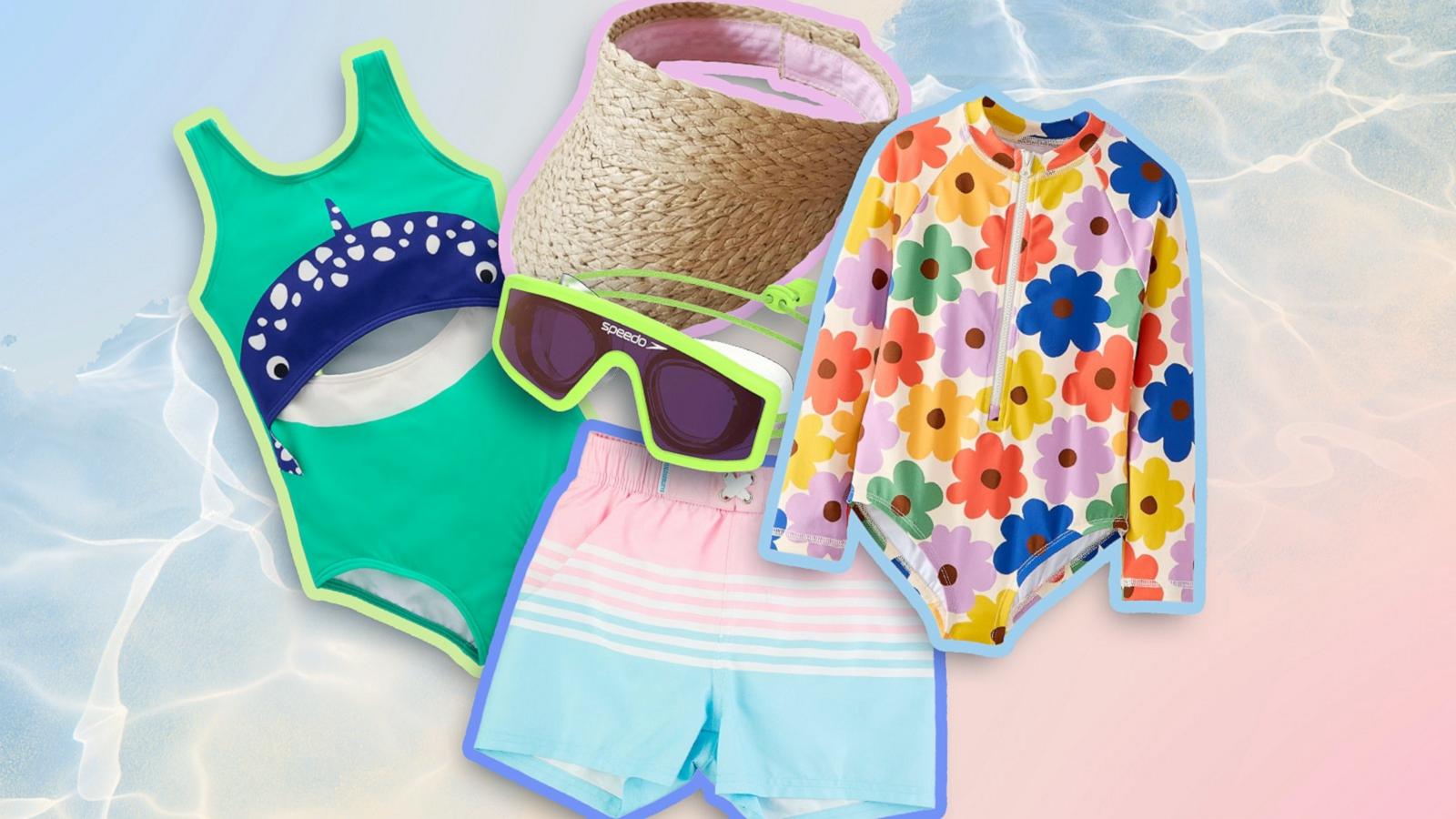 PHOTO: Shop swimsuits and accessories for kids of all ages.