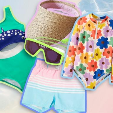 PHOTO: Shop swimsuits and accessories for kids of all ages.