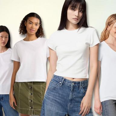 PHOTO: 'The Right Fit': White tees