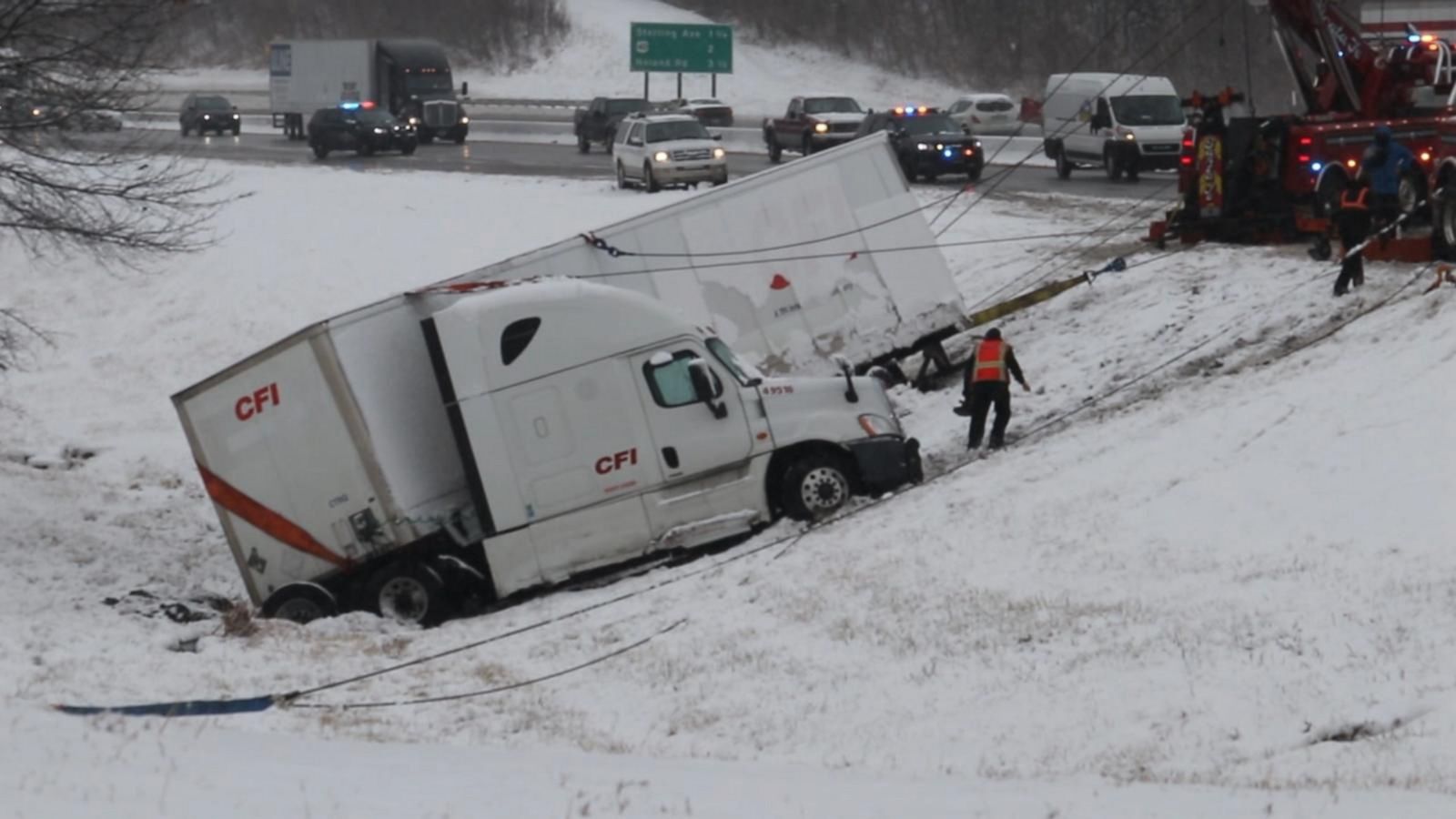 VIDEO: Major winter storm brings heavy snow, ice and rain across the country