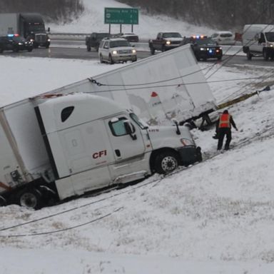 VIDEO: Major winter storm brings heavy snow, ice and rain across the country