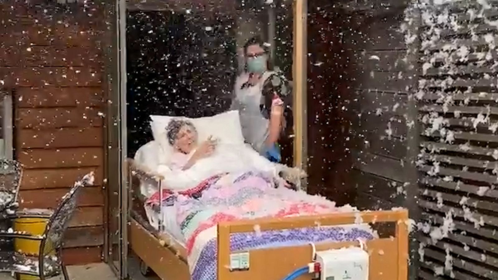 VIDEO: This hospice staff helped a patient see snow again, and we can’t stop smiling