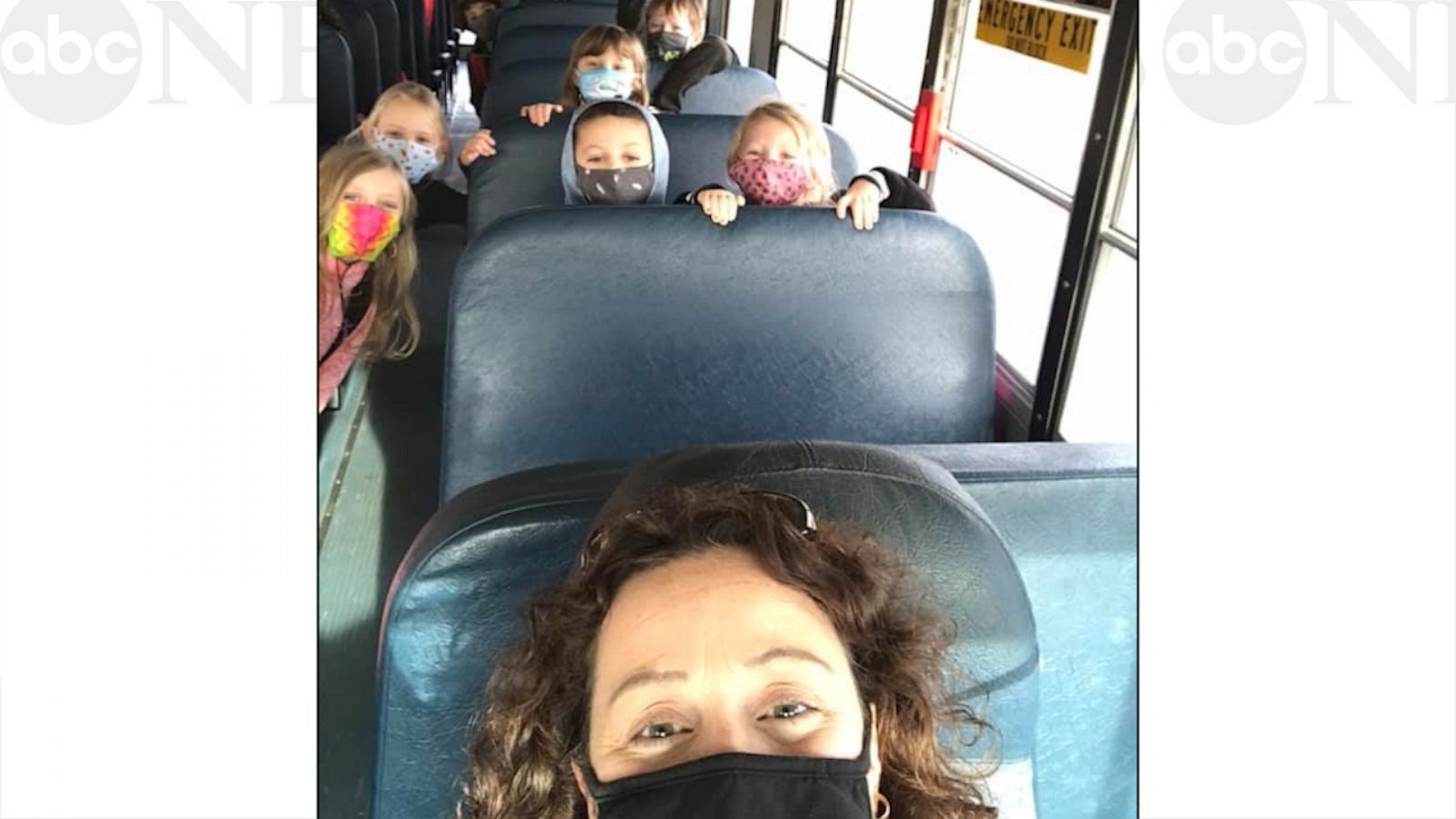 VIDEO: School principal drives school buses to be sure her students get home safely