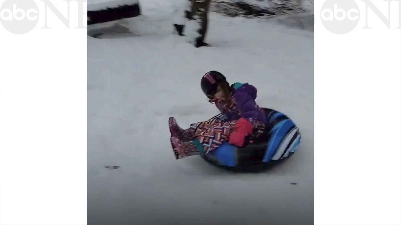 VIDEO: This 6-year-old had the best snow day