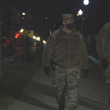 VIDEO: Security tightens at the Capitol with the arrival of the National Guard