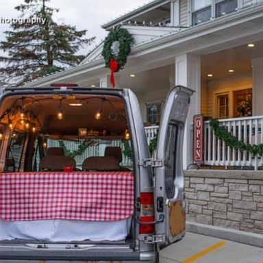 VIDEO: Illinois couple’s van dining room goes viral